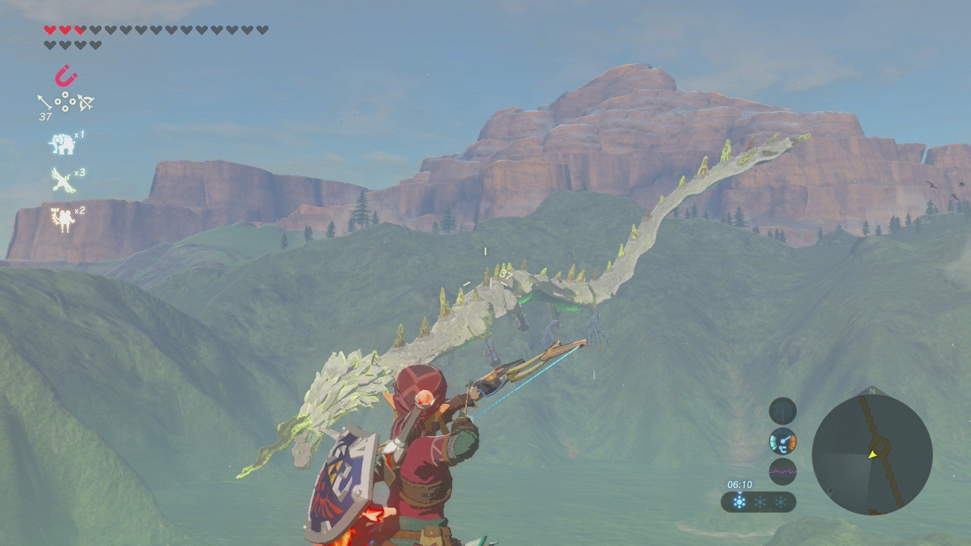 Zelda Breath of the Wild Schreine Turm des Sees Im Rachen des Drachen (ShiKuchofuSchrein