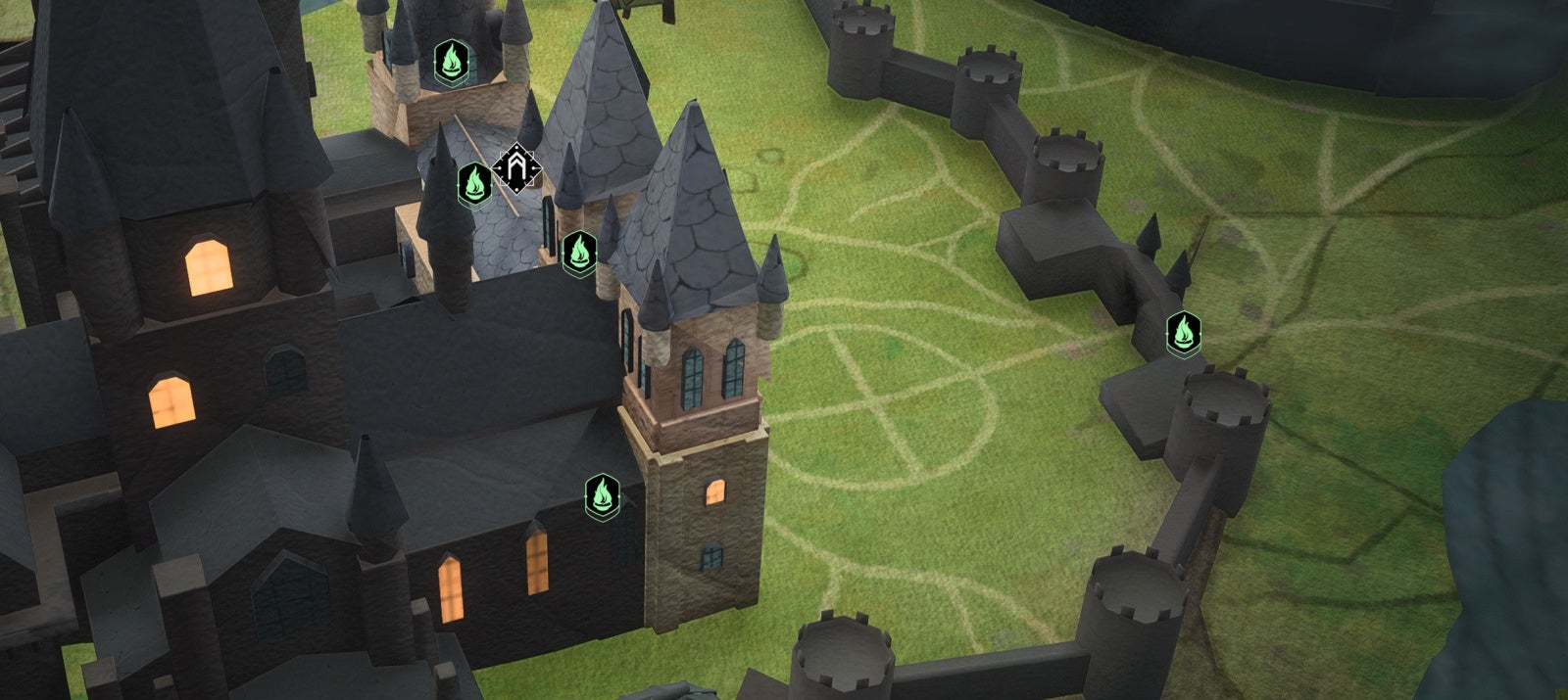 Hogwarts Legacy Alle Flohflammen finden, Karte mit Standorten (Flohdernde Flammen