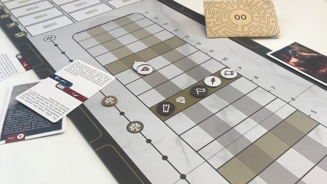The King's Dilemma board and stability tracker