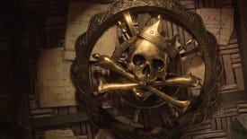 A golden skull and bones icon from Ubisoft's pirate game Skull And Bones
