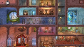 A screenshot of cutaway property management sim The Elder Scrolls: Castles