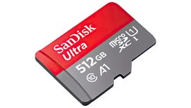 a sandisk 512gb 'ultra' micro sd memory card