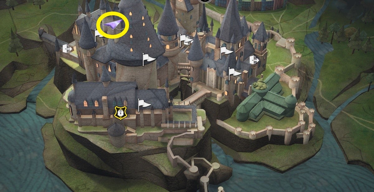 Hogwarts Legacy Schlüssel der Zulassung benutzen (Schulleiter) und Tür bei der Großen Treppe