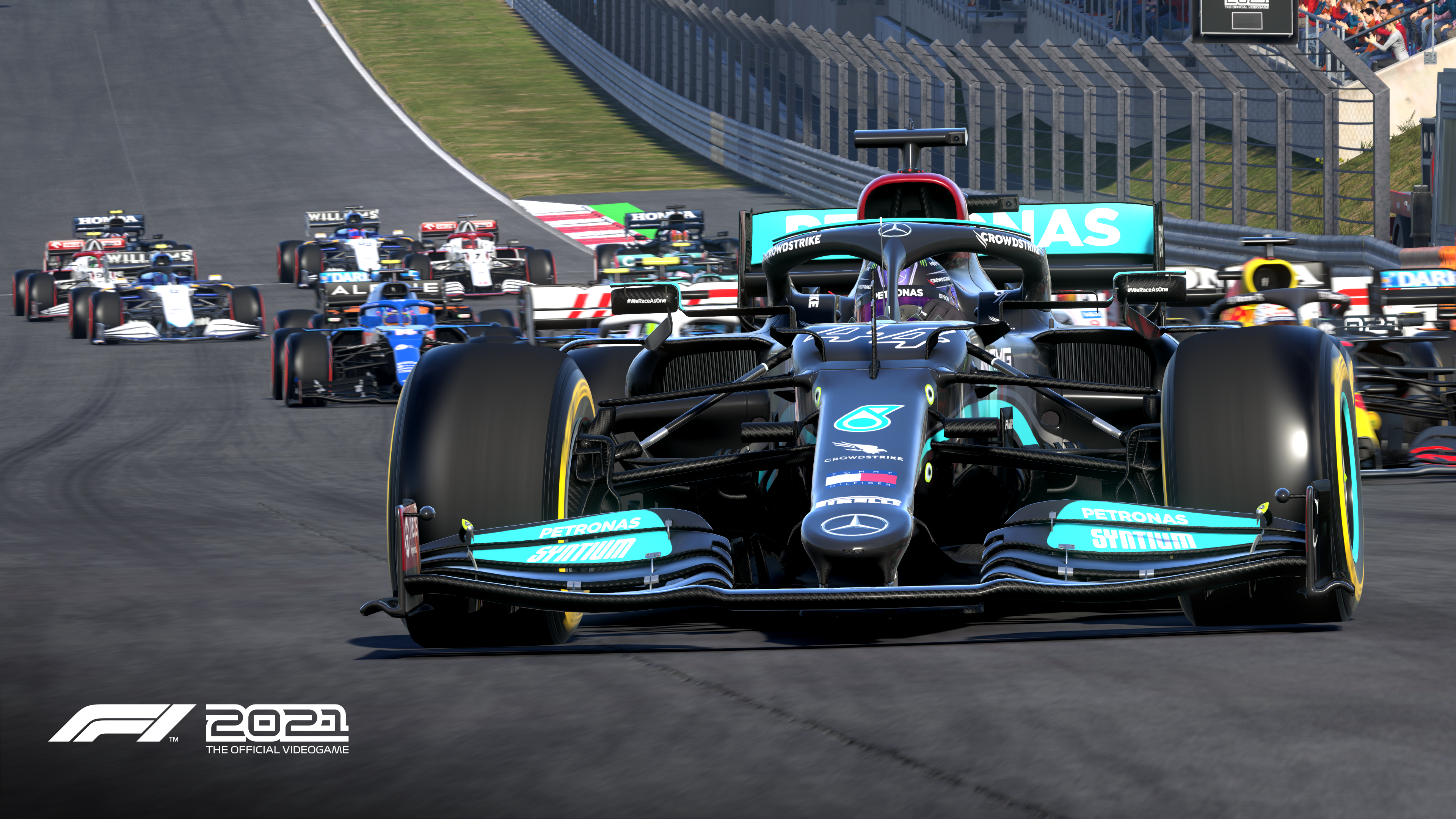 Checking out F1 2021 online with the Logitech G29 Racing Wheel VG247