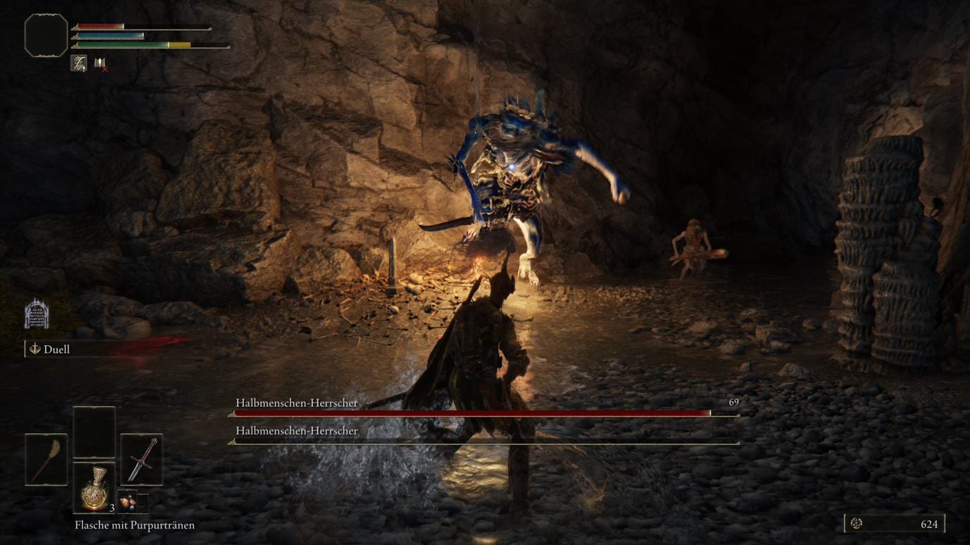 Elden Ring Stab Der Halbmenschen Königin Elden Ring: Küstenhöhle, Boss: Halbmenschen-Herrscher | Eurogamer.de