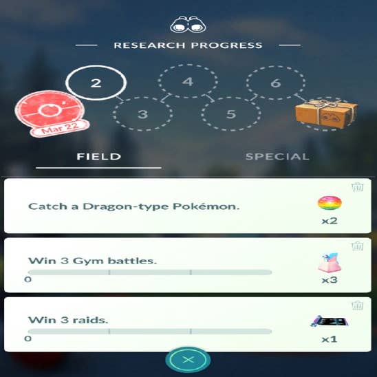 Pokemon GO Ultra Beast Protection Efforts Special Research: Tasks