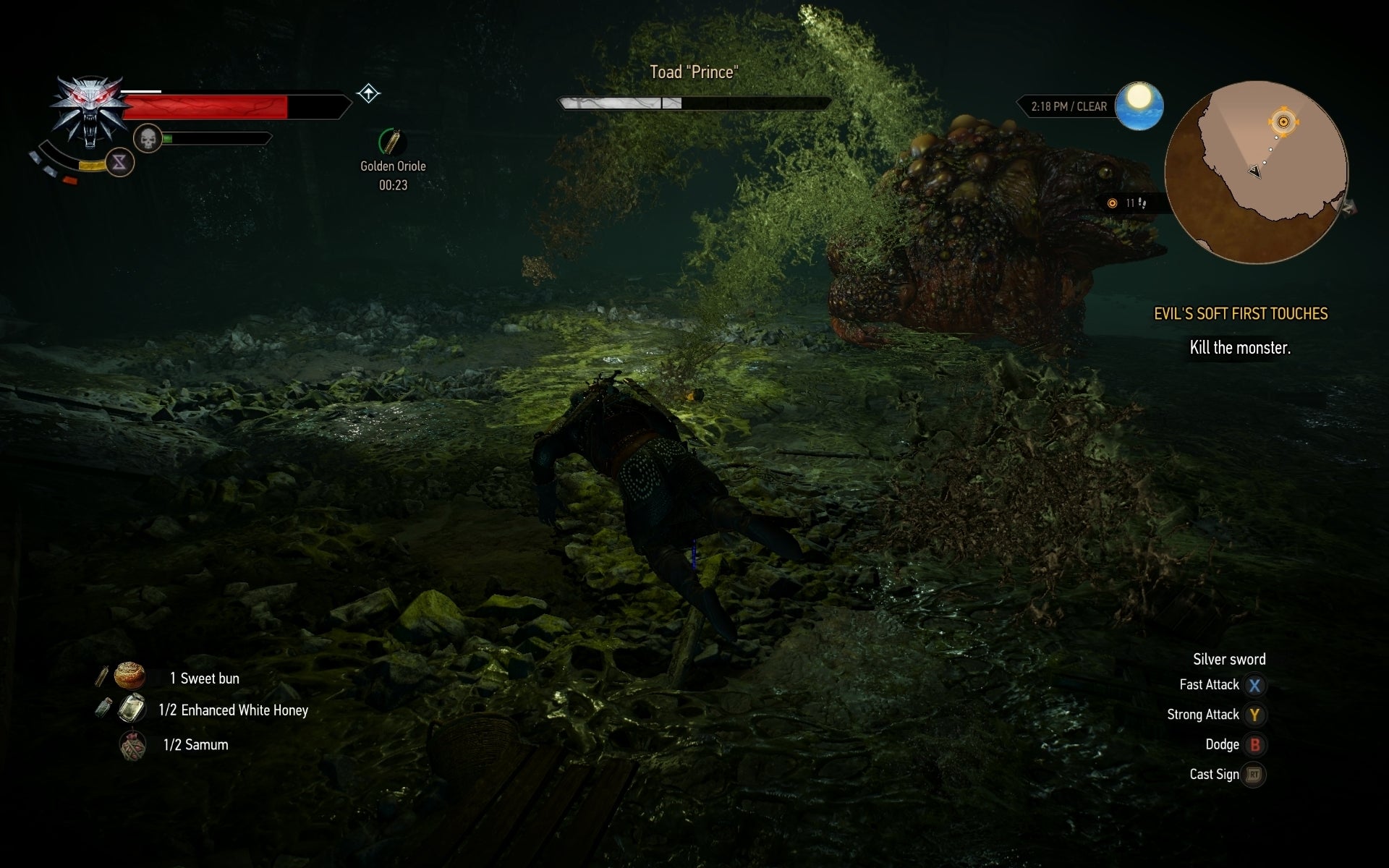 Witcher 3: Hearts of Stone: Der zarte Hauch des Bösen - Boss: Kröte