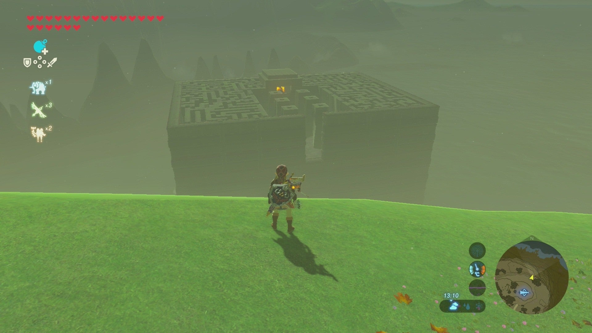 Zelda Breath of the Wild KahTosaSchrein, Linkes Auge des Schädels