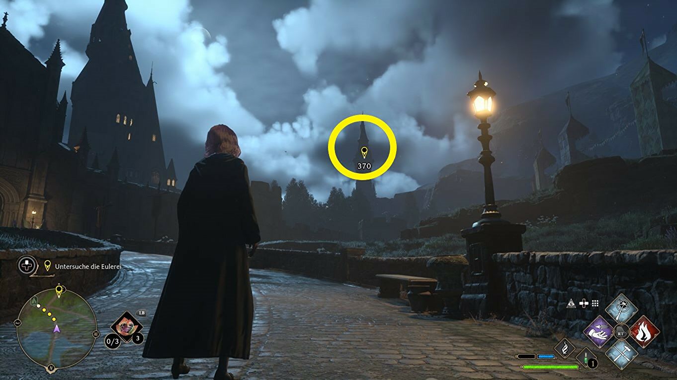 Hogwarts Legacy Ollivander's Heirloom (Jackdaw statues in de Owlery