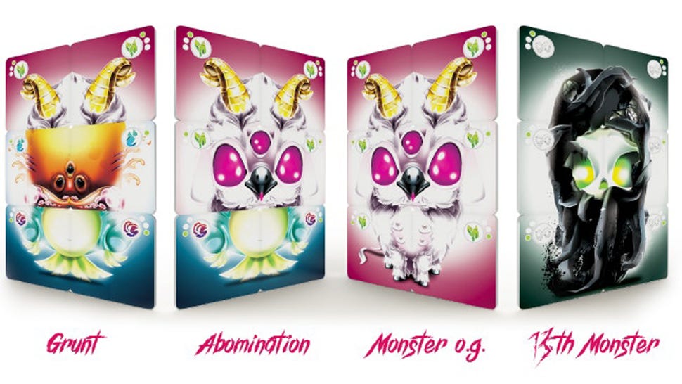 13 Monsters board game cards