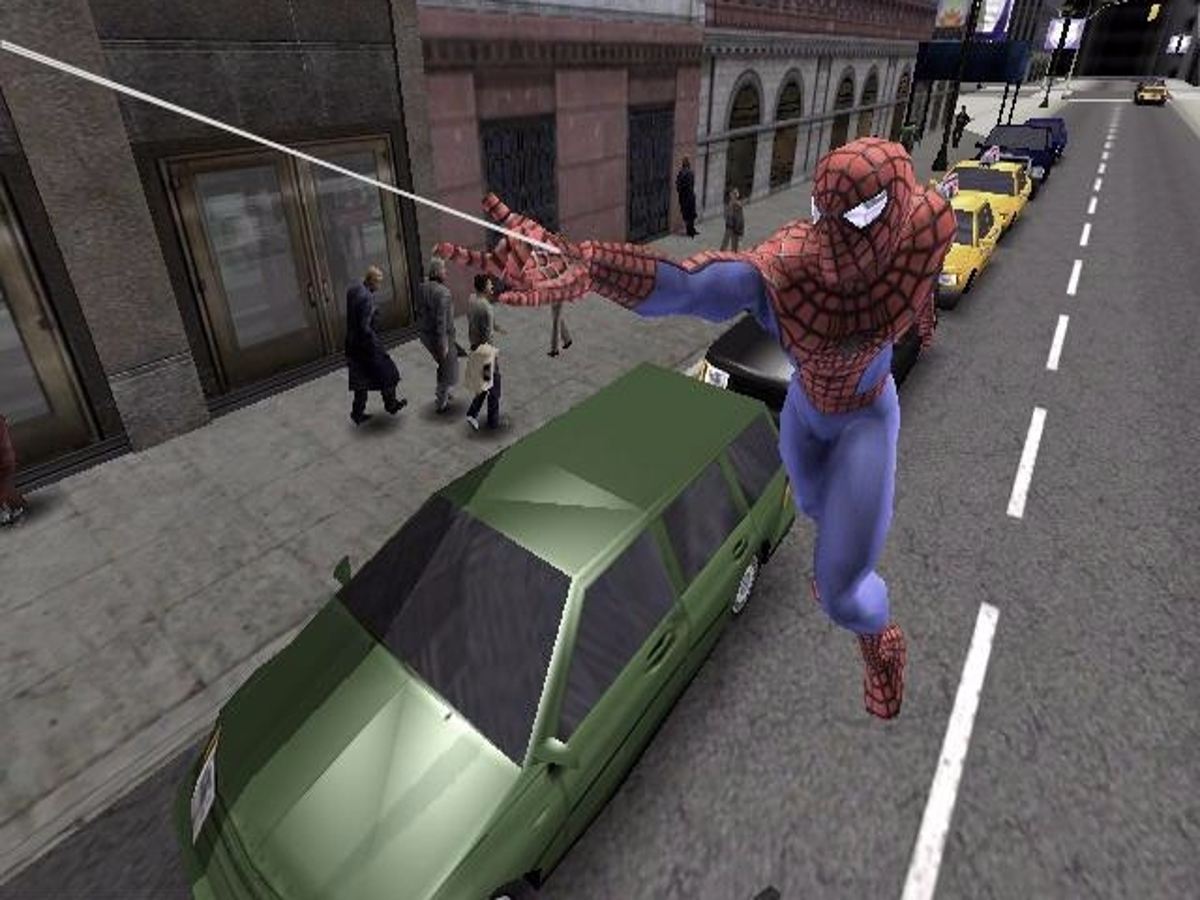 SPIDER-MAN (2002)  PS2 Gameplay 