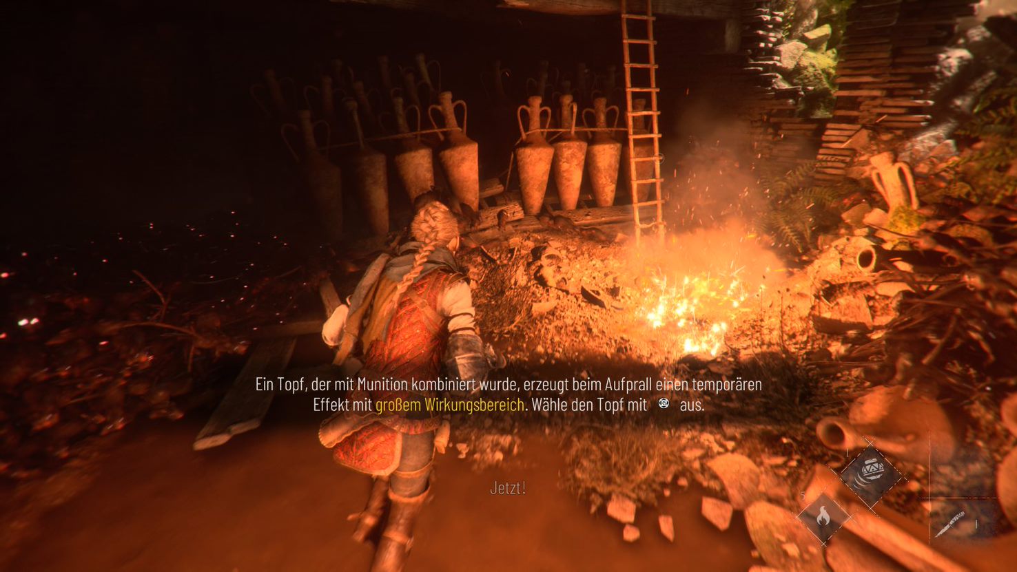 A Plague Tale Requiem Senke die mittlere Plattform ab, Ordne die Symbole in der richtigen