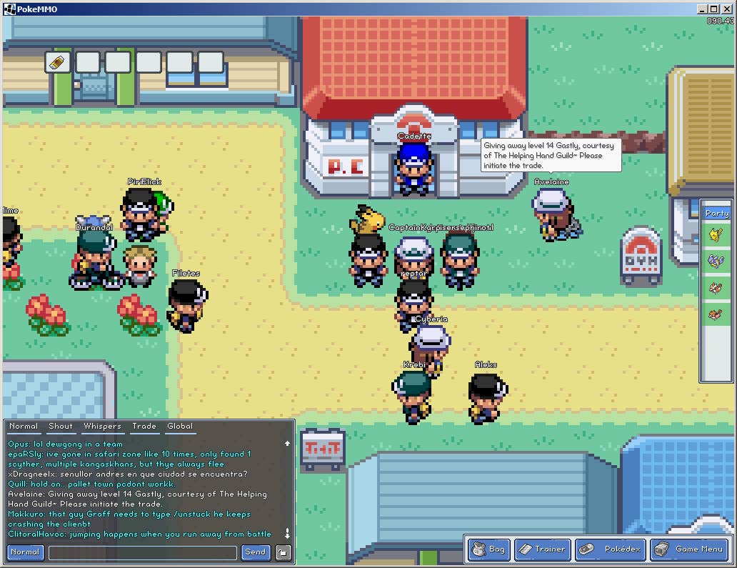 Fans transform Pokémon Red into an MMO
