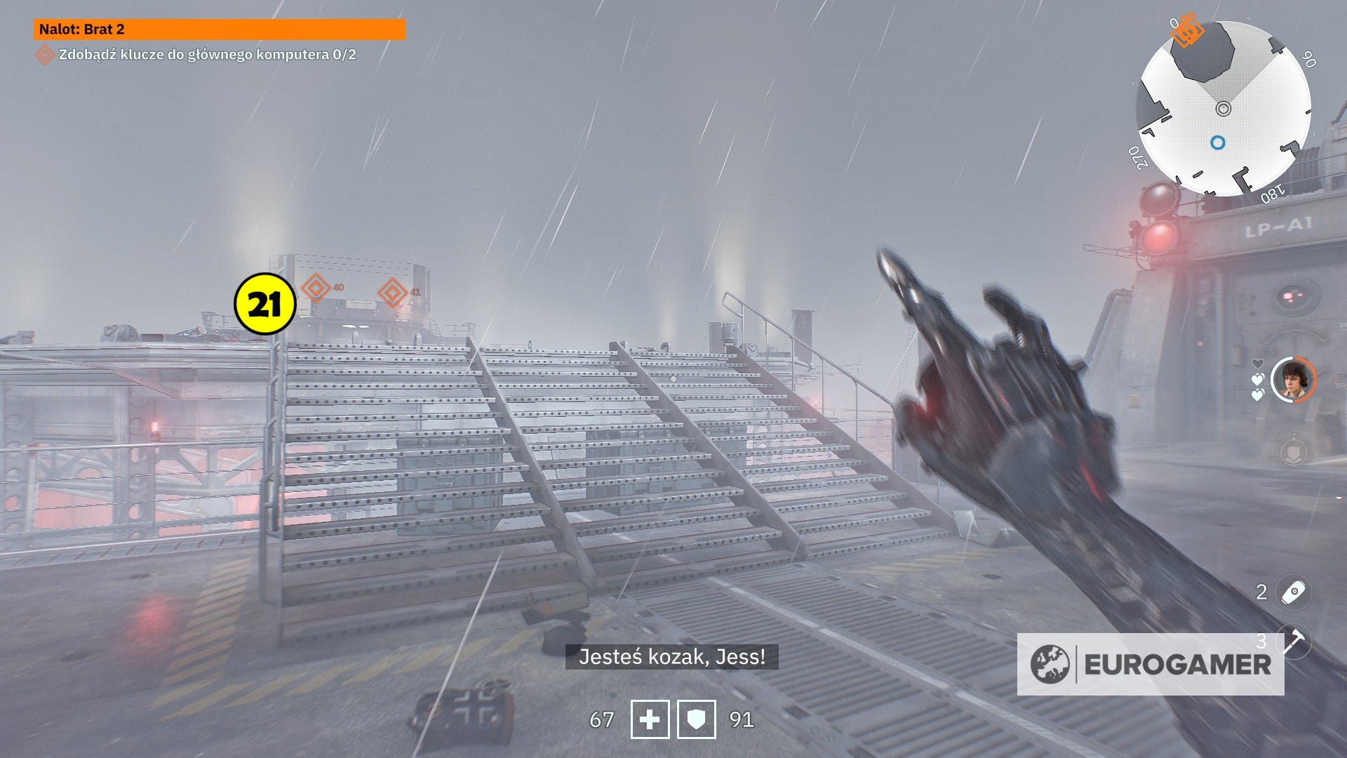 Wolfenstein: Youngblood - Nalot Brat 2: hol wieży, Dieselkraftwerk ...