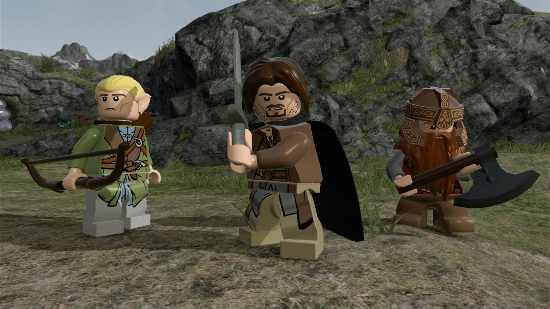 Lego lotr all online red bricks