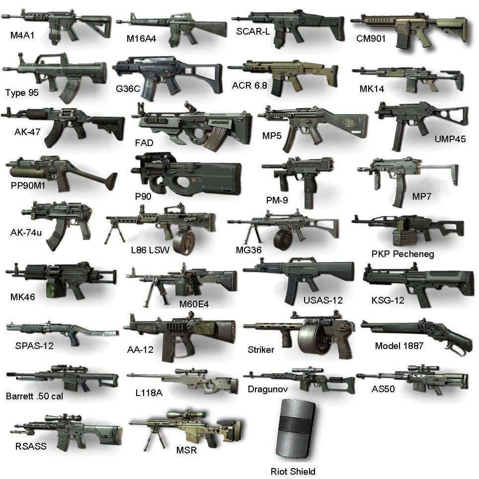 names of hunting guns