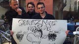 Michel Ancel and Rayman dev team photoed in protest at Ubisoft's decision to delay Rayman Legends