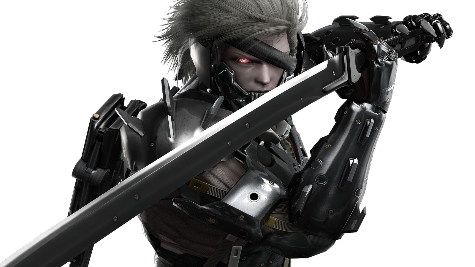 I made raiden (as close as I could) from metal gear rising