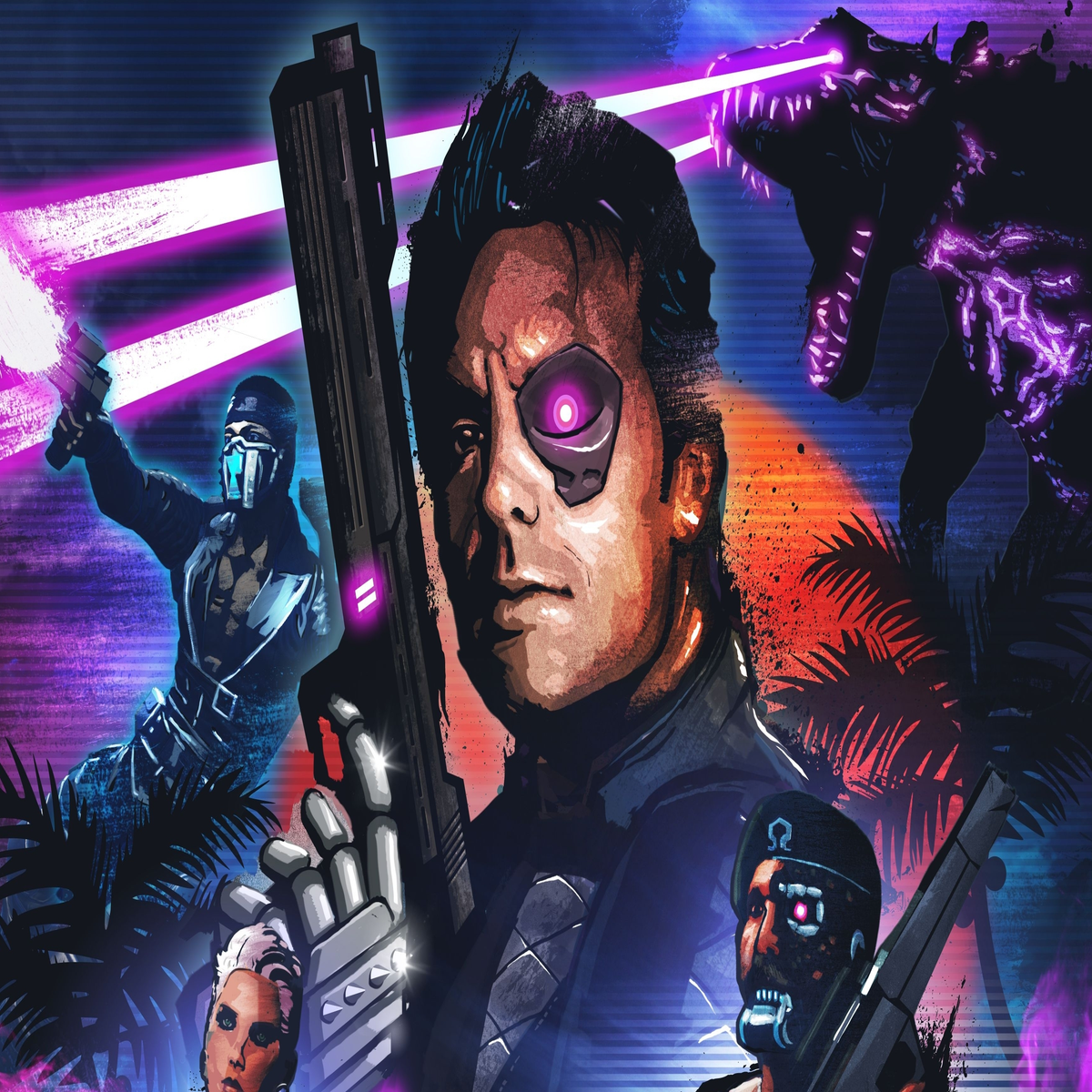 Netflix's wild Far Cry Blood Dragon anime Captain Laserhawk welcomes Rayman  in new trailer