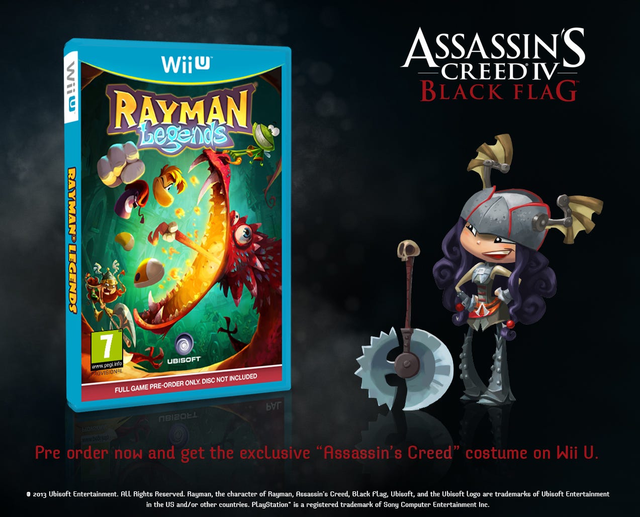 Pre-order Rayman Legends at GAME to get Assassin's Creed, Splinter Cell ...