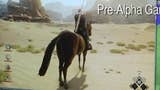 Kůň na poušti z pre-alphy Dragon Age: Inquisition