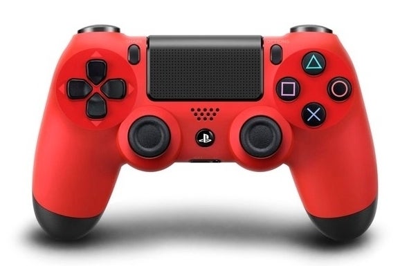 PlayStation 4 controllers also available in red and blue