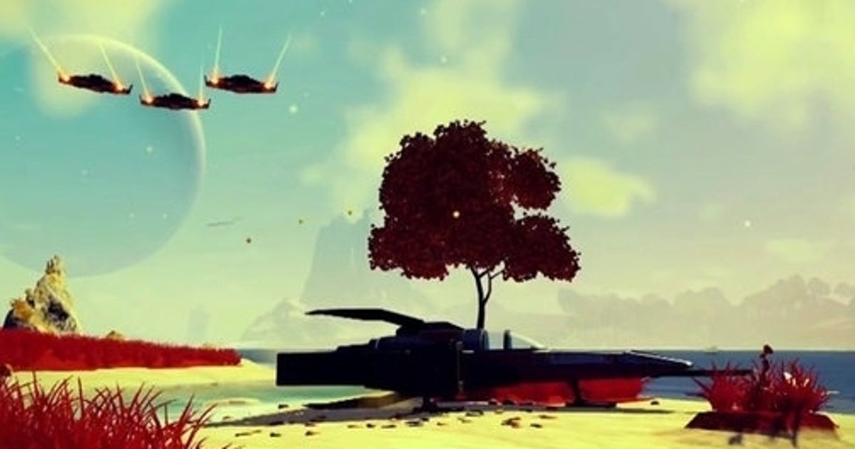Hello Games debuts first-person action adventure No Man's Sky ...