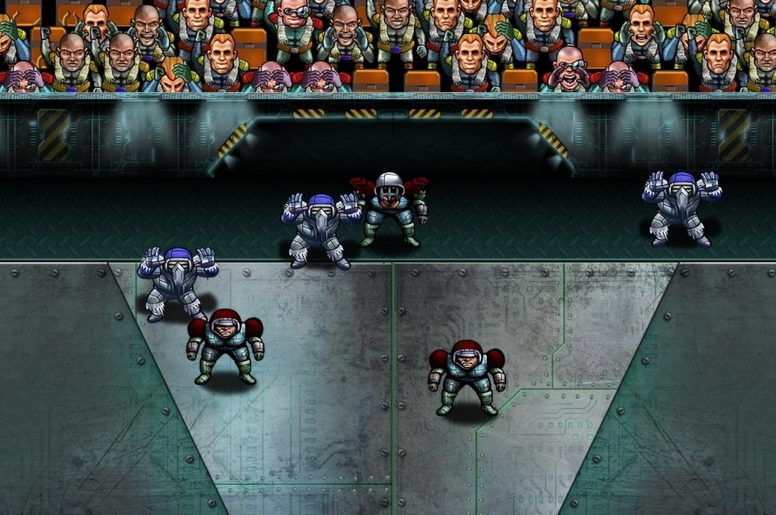 Speedball 2 HD Test Eurogamer.de