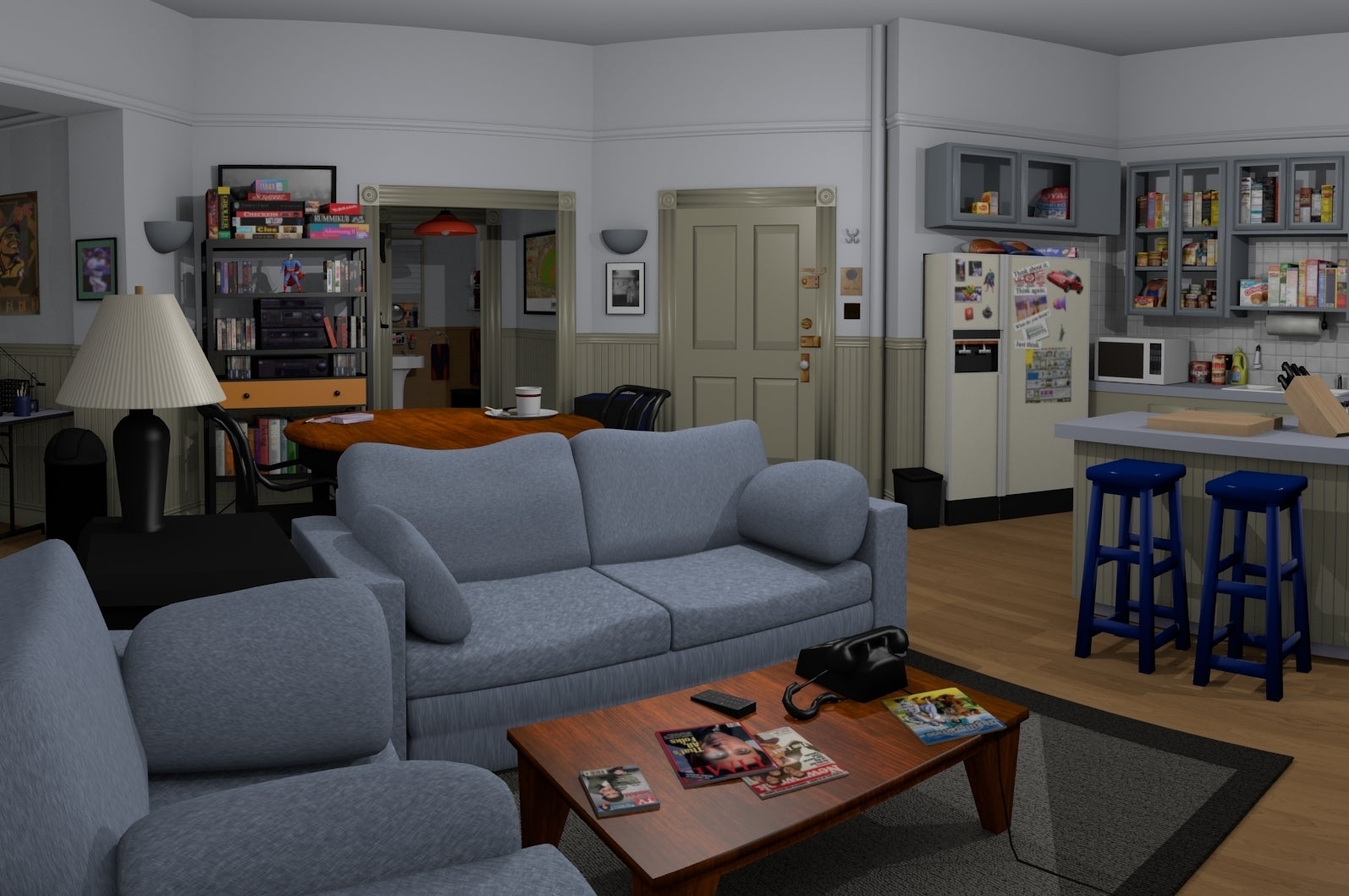 Seinfeld Apartment Set   139388444028 