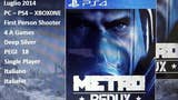 Looks like the Metro games are coming to PS4 and Xbox One