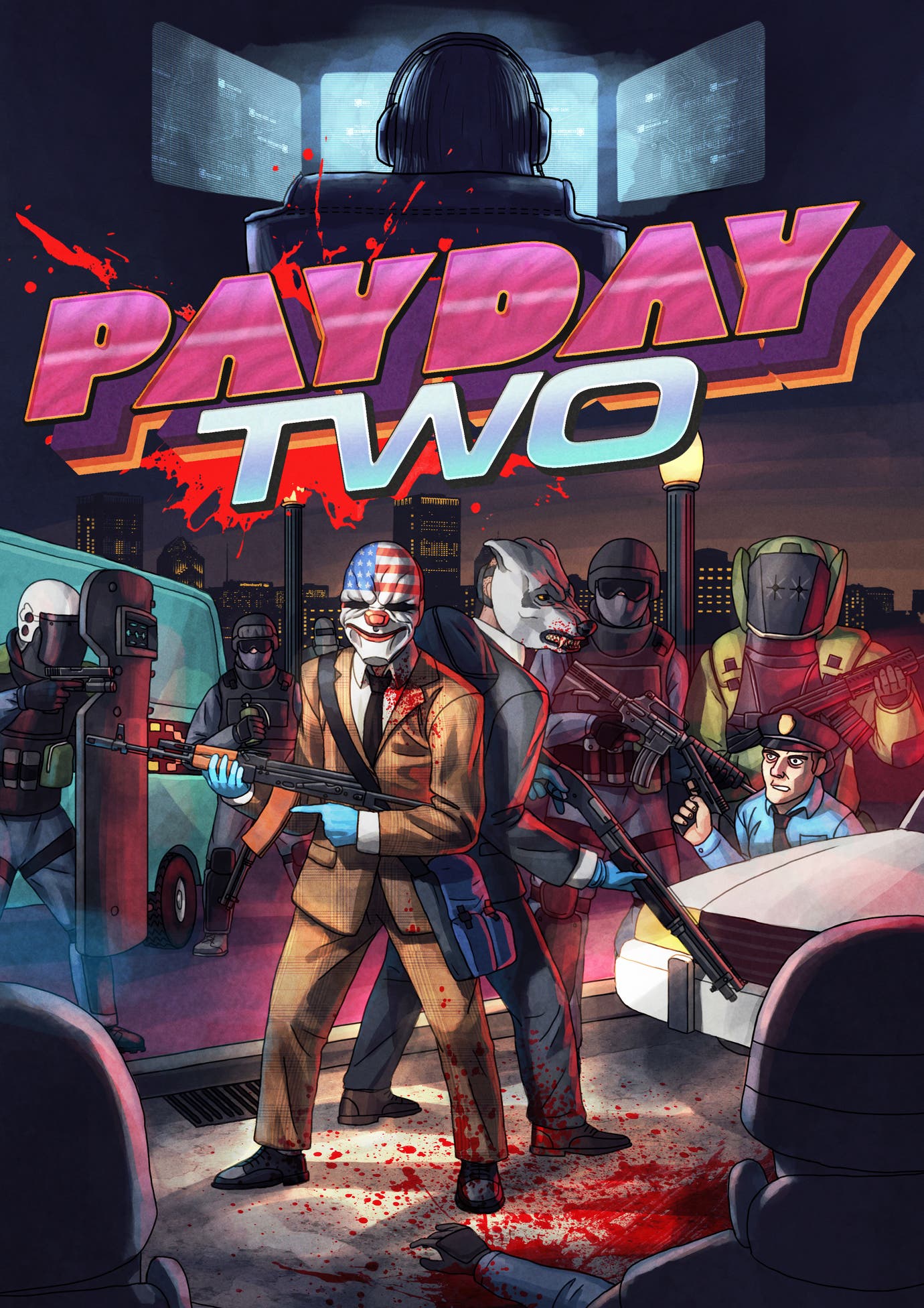 Payday 2 hotline miami pack фото 58