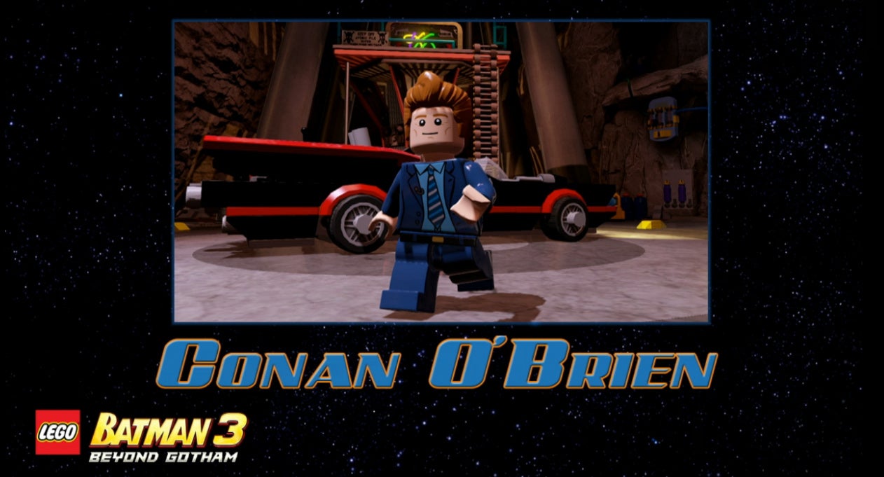 Kevin Smith and Conan O Brien play themselves in Lego Batman 3