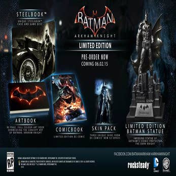 Batman: Arkham Knight's Limited Edition has been delayed 