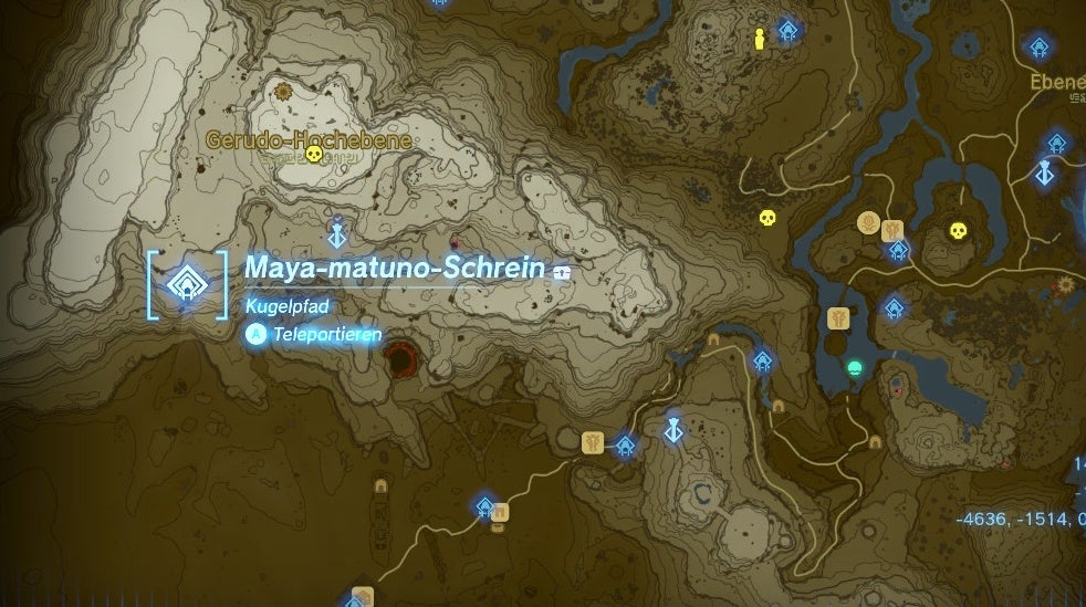 Maya-Koq-Schrein : Maya tjidegin Schrein Guide in Zelda: Tears of the ...