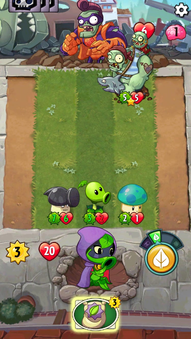 Plants vs. Zombies: Heroes collectible card game launched