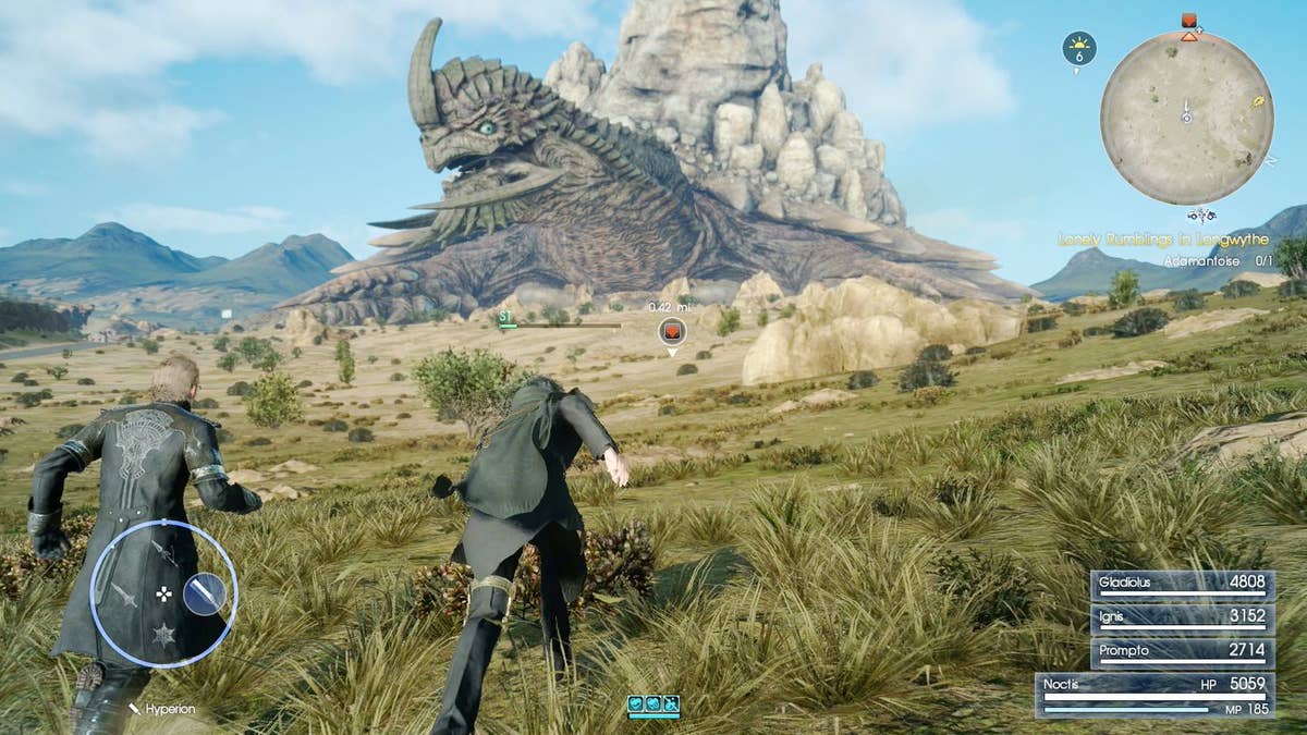 Final Fantasy 15 - Adamantoise battle strategy for the Let Sleeping  Mountains Lie quest