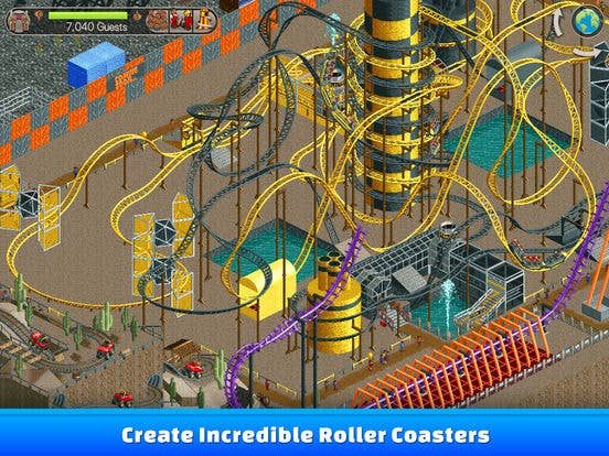 RollerCoaster Tycoon Classic Gameplay (iOS / Android) Trailer 