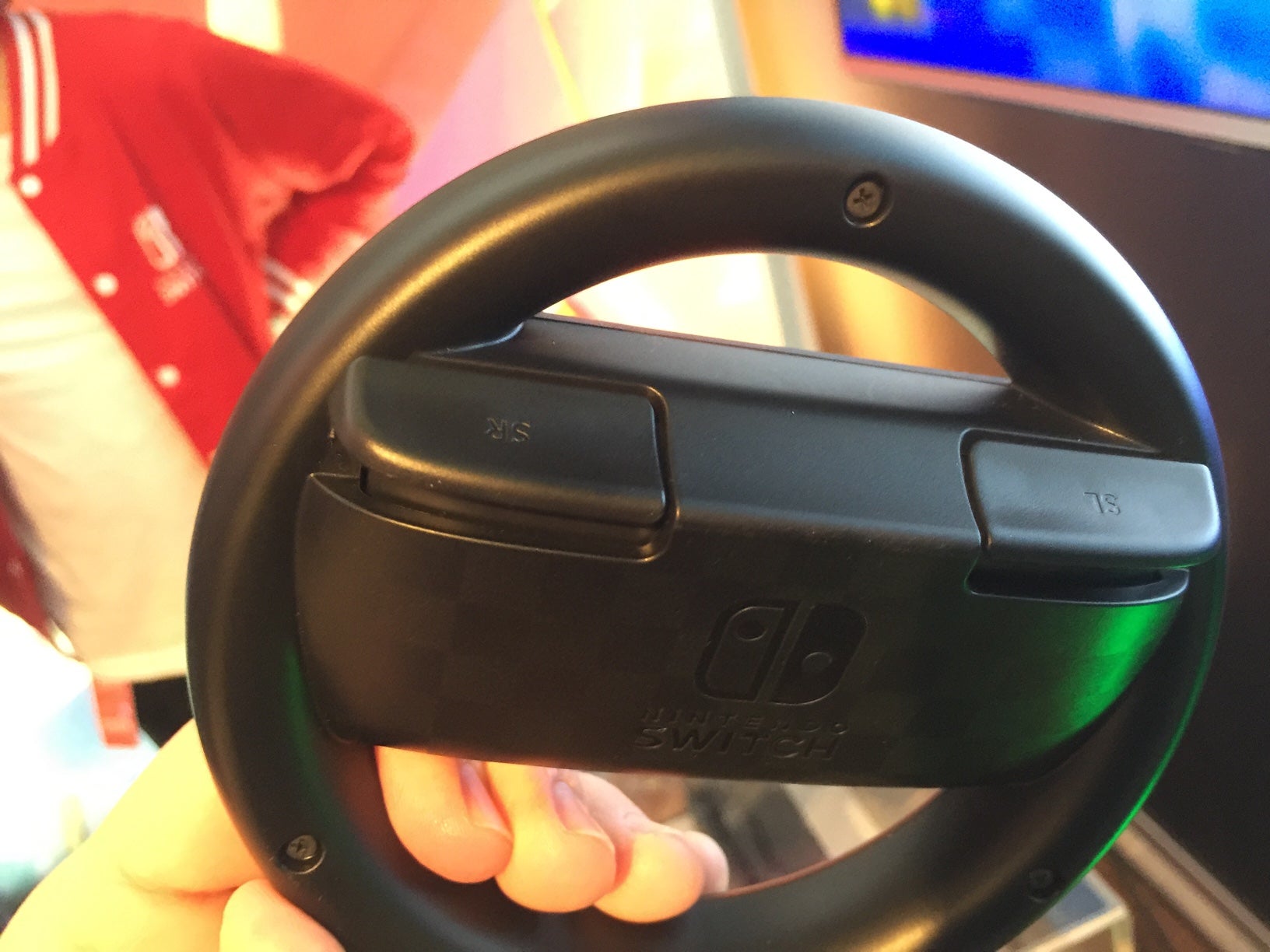 Check out the Nintendo Switch steering wheel controller