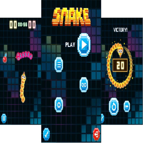 Nokia Snake Game  Карта, Эскиз, Игры