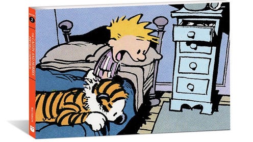 Promotional image of cover of Calvin and Hobbes Compendium