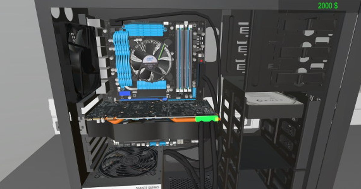 Build your first PC in PC Building Simulator's demo | Rock Paper Shotgun