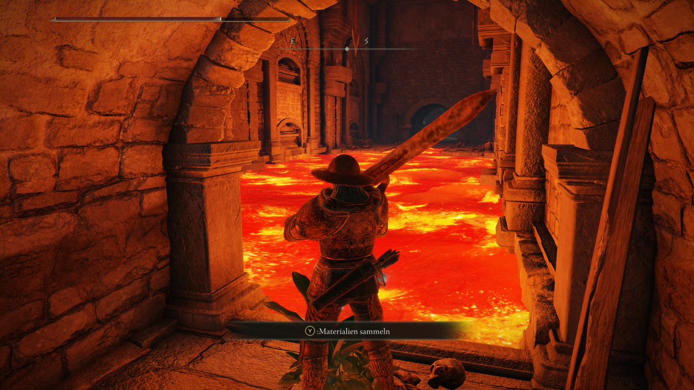 Grab Des Helden Von Gelmir Elden Ring Elden Ring: Grab des Helden von Gelmir, Boss: Heldenhafter Roter Wolf
