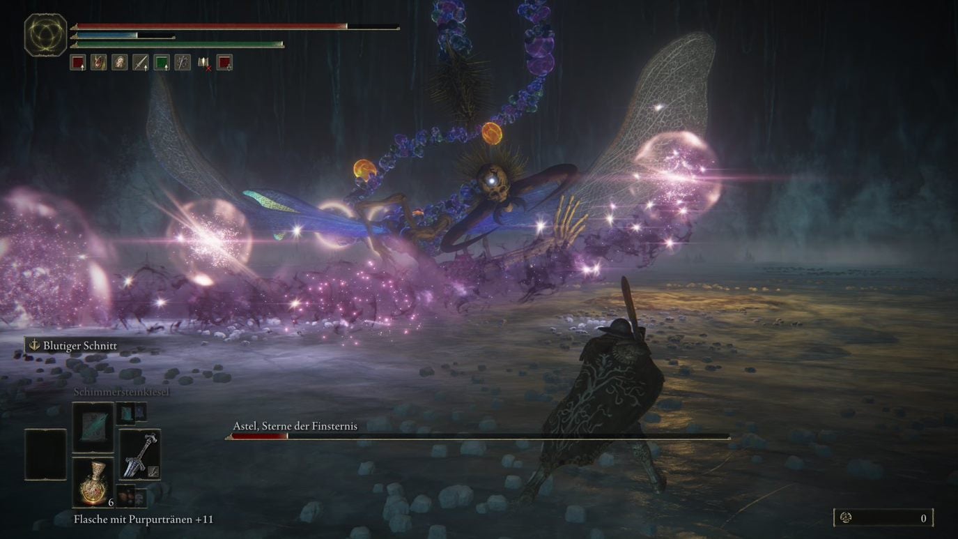 Elden Ring Tunnel von Yelough Anix, Boss Astel, Sterne der Finsternis Eurogamer.de