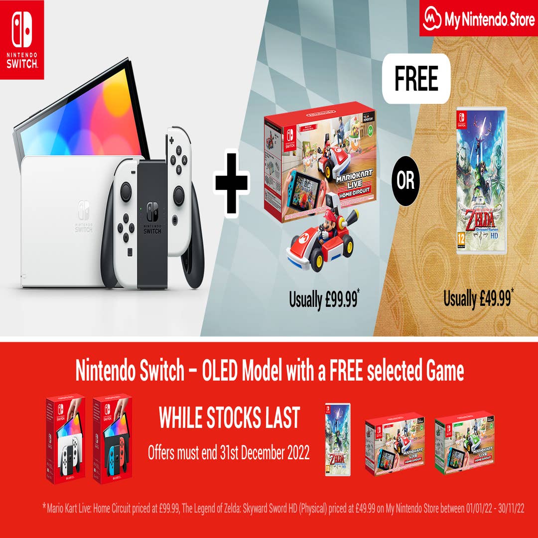 New Nintendo Switch OLED deal bundles Mario Kart Live: Home Circuit for  free