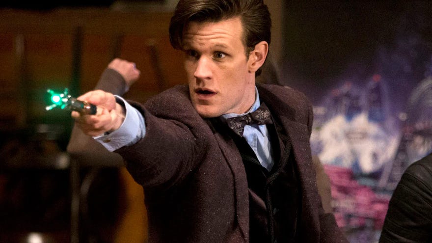 promotional image of matt smith in doctor who