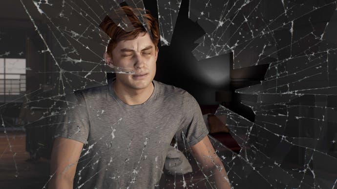 Harry Osborn smashed his window earlier in Marvel's Spider-Man 2 when the Symbiote left him