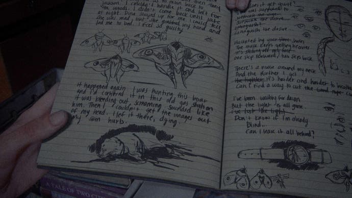 Ellie's journal entry about the boar in The Last of Us Part 2