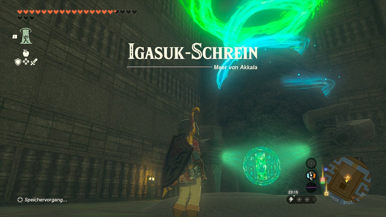 Zelda Tears of the Kingdom Irrland durchqueren (Karte), Eingang, Weg durch das Labyrinth