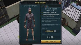 Image for RuneScape Adding Auctions For Banned Players' Stuff