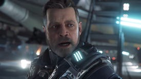 Mark Hamill's character in Star Citizen spin-off Squadron 42, talking to somebody off camera
